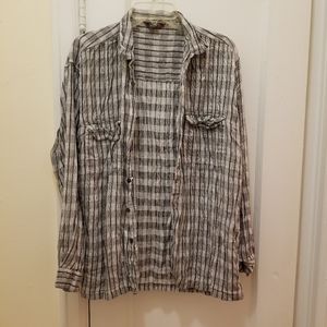 Plaid light cardigan